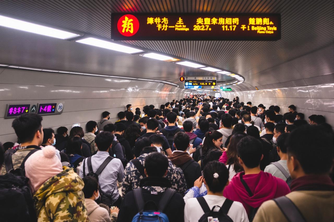 北京地铁惊现"碰瓷"团伙！专门针对外地游客作案